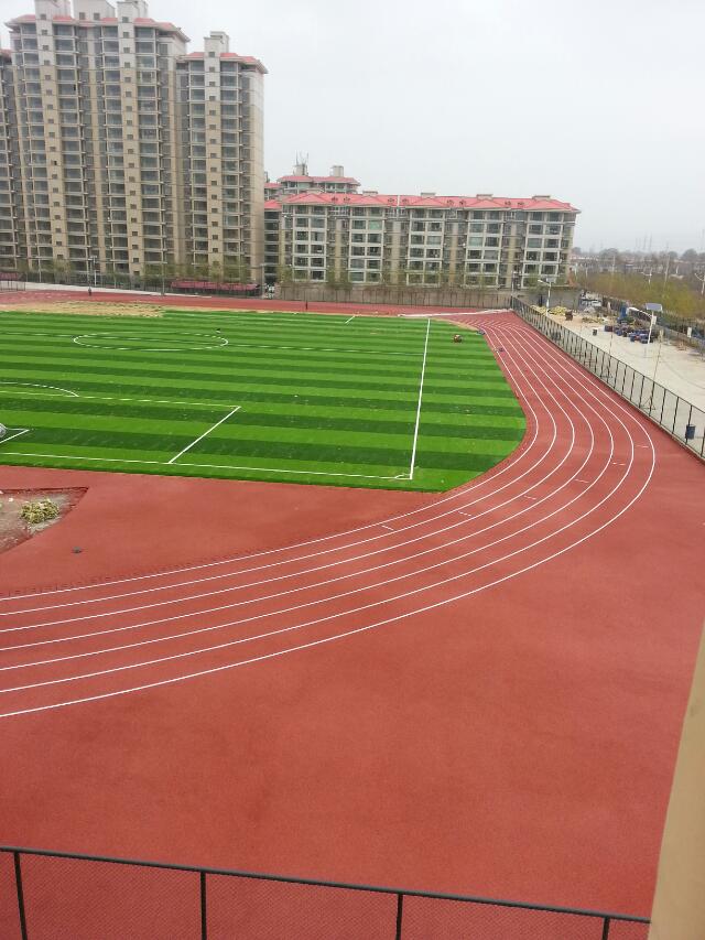 兰州临洮文峰中学运动场工程顺利完工